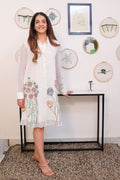 Off-White Organza Dress