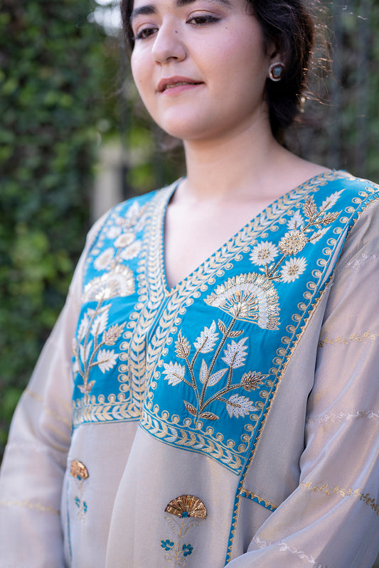 Firozi Choga Set with Pakistani Salwar