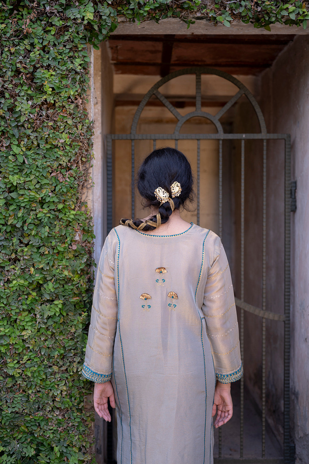 Firozi Choga Set with Pakistani Salwar