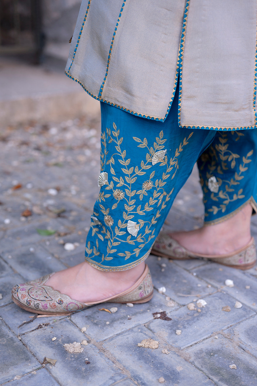 Firozi Choga Set with Pakistani Salwar
