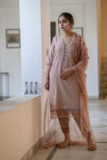 Pale Pink Organza Tie Dye Outfit